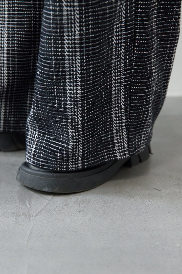 ツイードタックパンツ