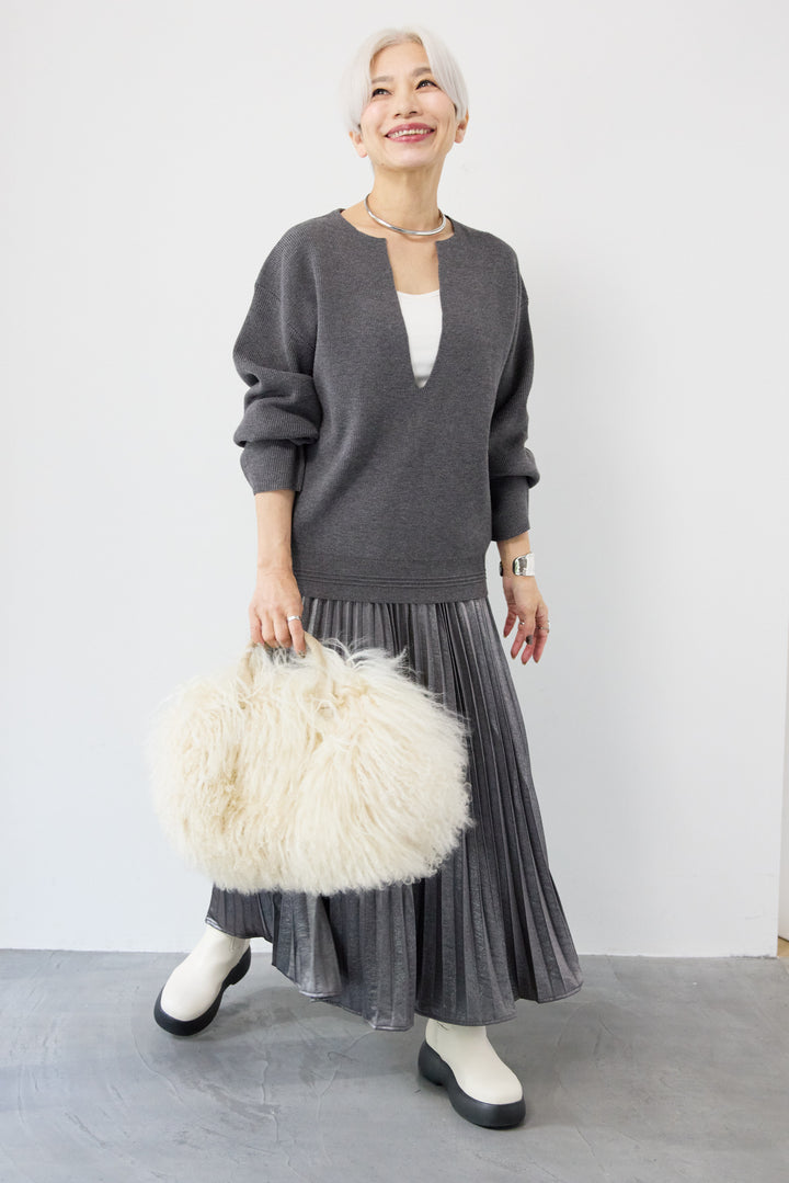 シャイニープリーツスカート