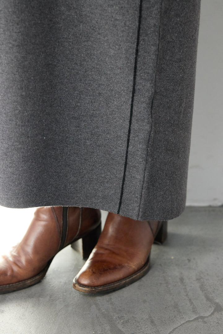 【防静電気】やわもちライン入りヘンリーワンピース