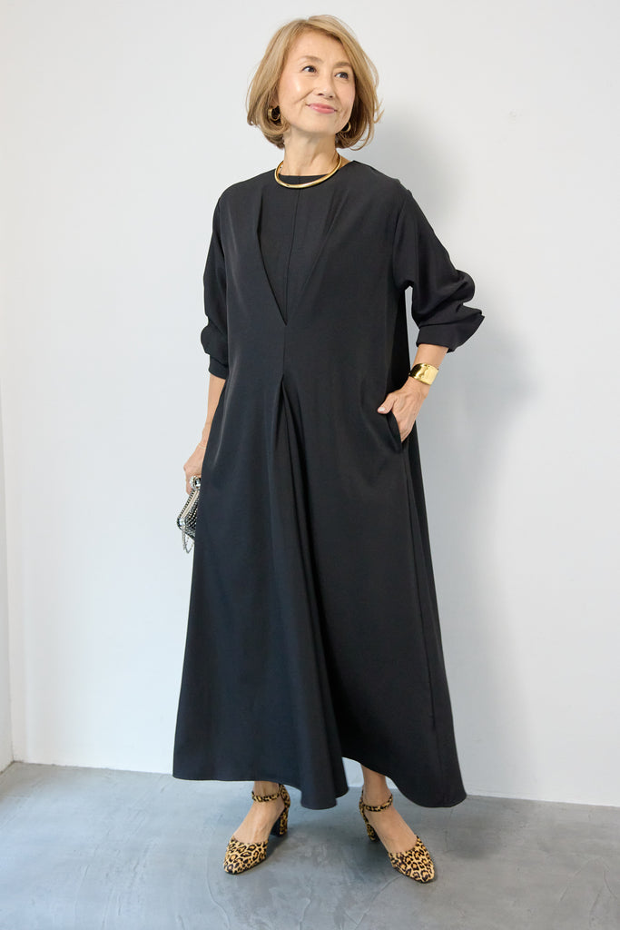 【新品】PLUS OTO.HA 2wayワンピース ブラック 新品】PLUS OTO.HA 2wayワンピース ブラック 2025年最新】プラスオトハ