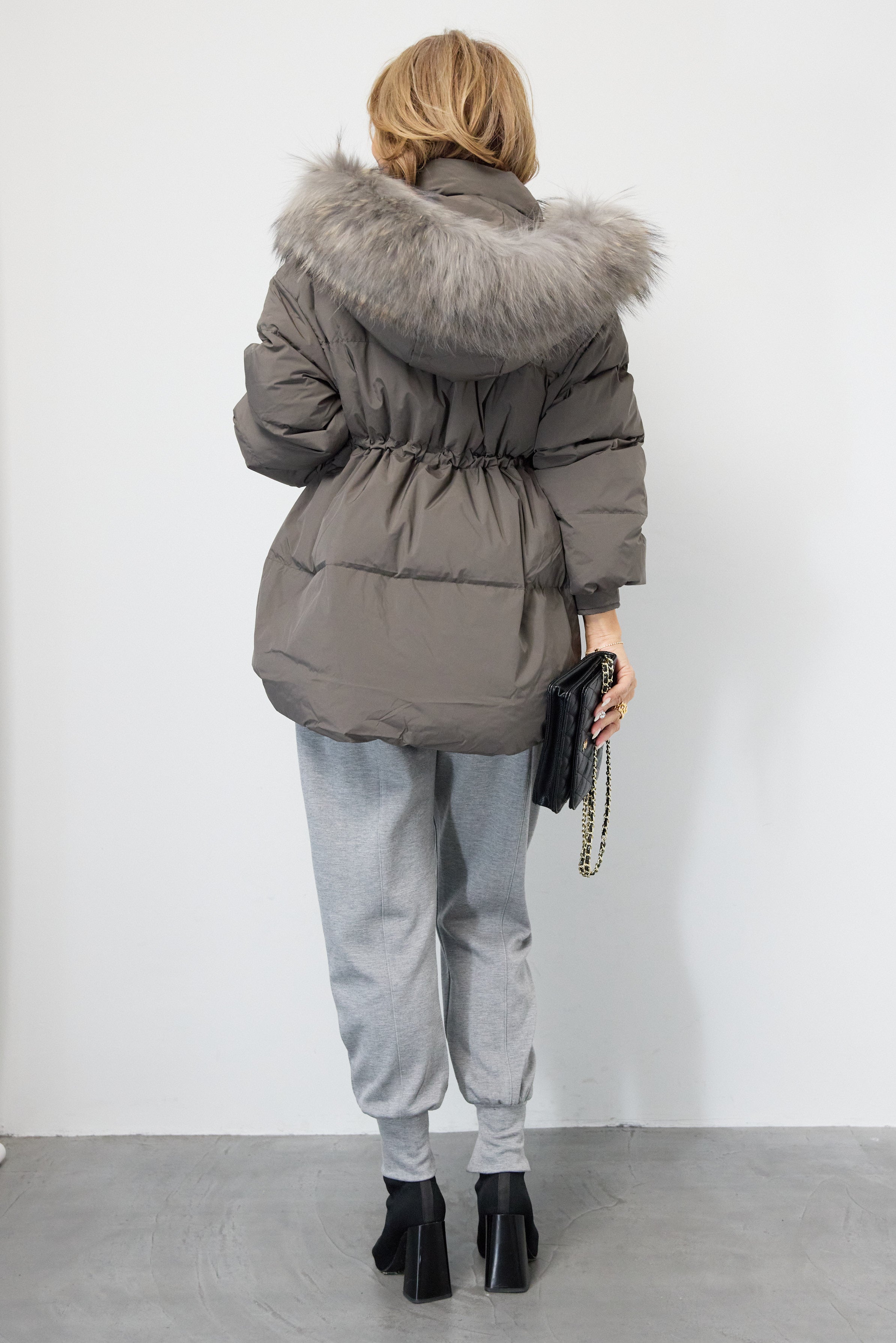 ファーフードダウンコート – plusotoha