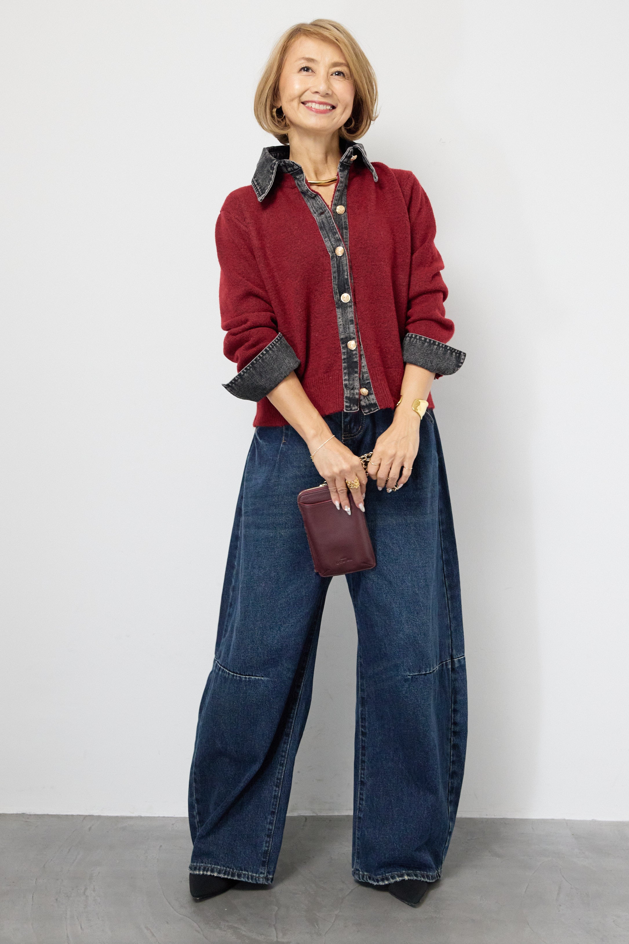 【OPIUM】【SWAG】DETW デニム×2ポロシャツ×2 Tシャツ五点セット ポケットステッチオーバーサイズ半袖デニムシャツ | ファッション通販