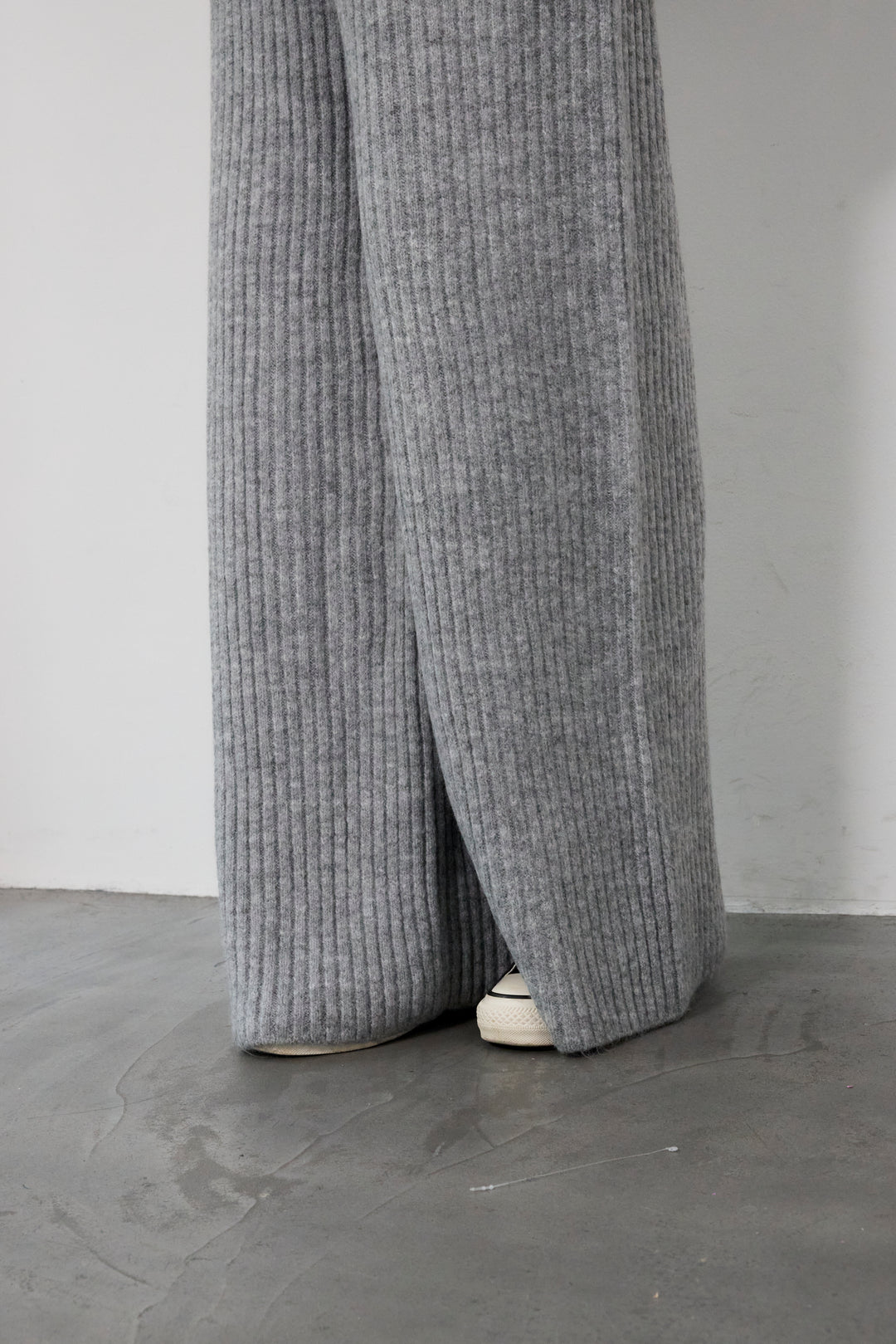 2WAYビッグカラーリブニットセットアップ