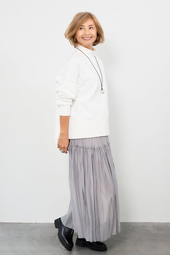 ティアードプリーツスカート