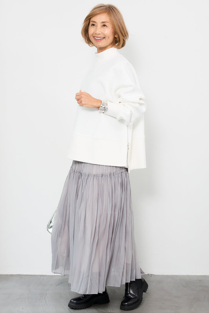 ティアードプリーツスカート