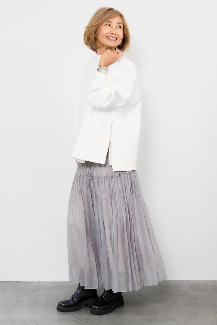 ティアードプリーツスカート