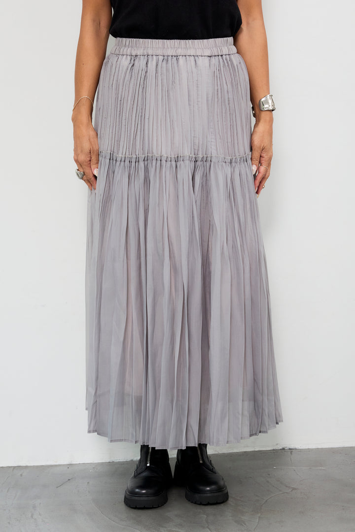 ティアードプリーツスカート
