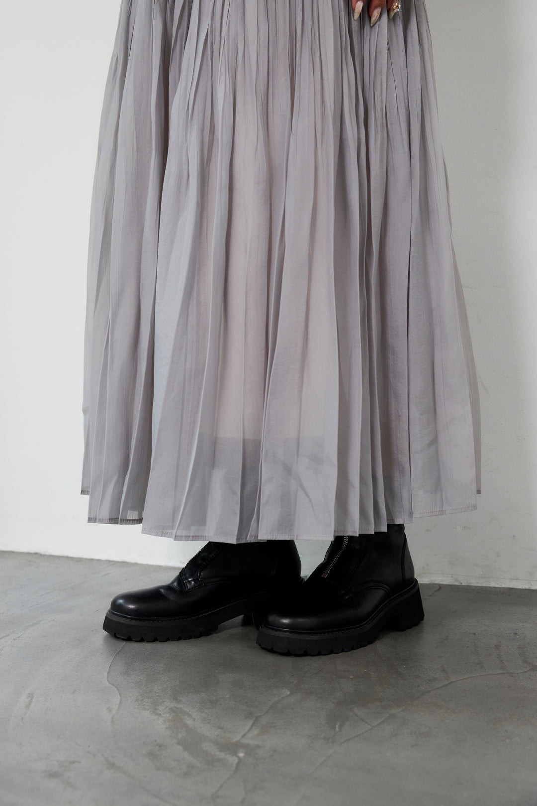 ティアードプリーツスカート