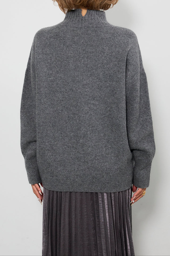 【ジャパンメイド】山形ウールハイネックニット