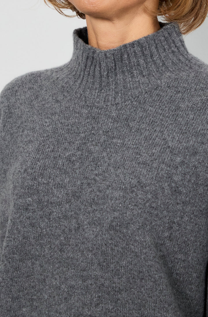 【ジャパンメイド】山形ウールハイネックニット