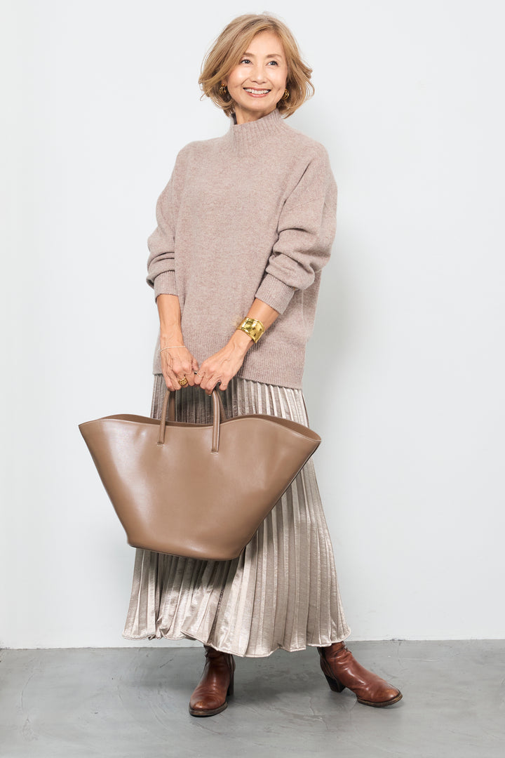 【ジャパンメイド】山形ウールハイネックニット