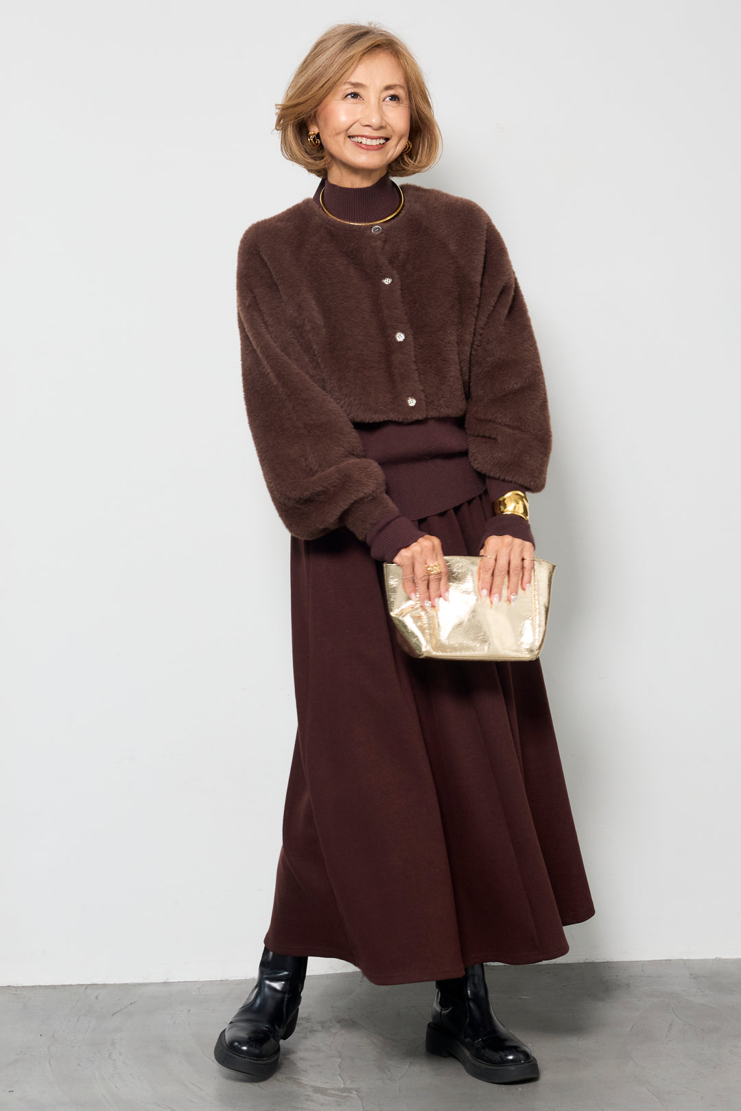 ウエストギャザースカート