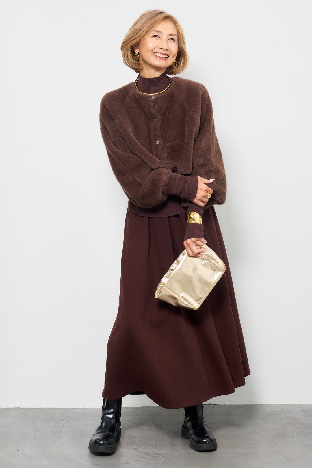 ウエストギャザースカート