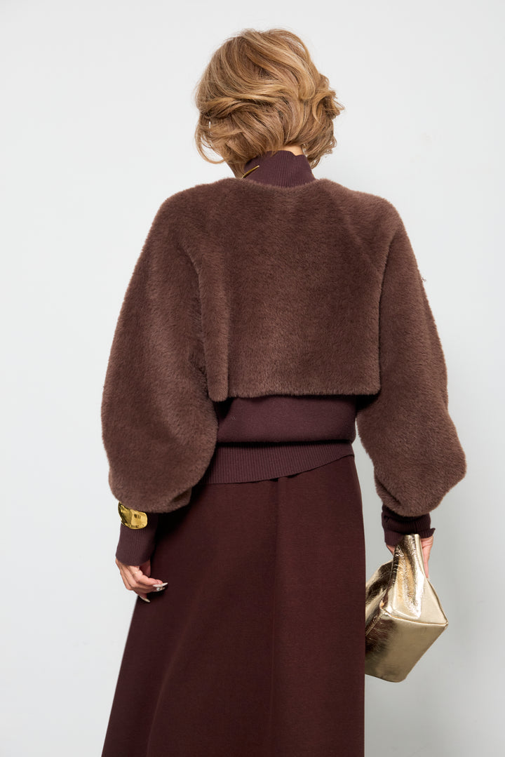 シャギーニットアンサンブル