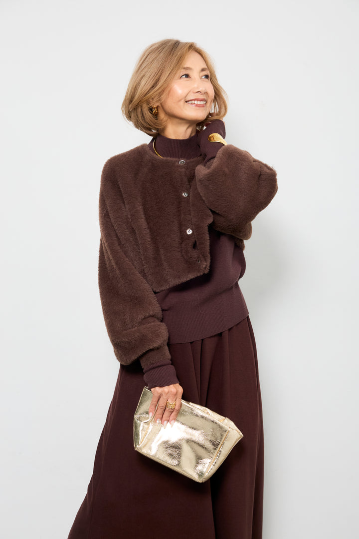 シャギーニットアンサンブル