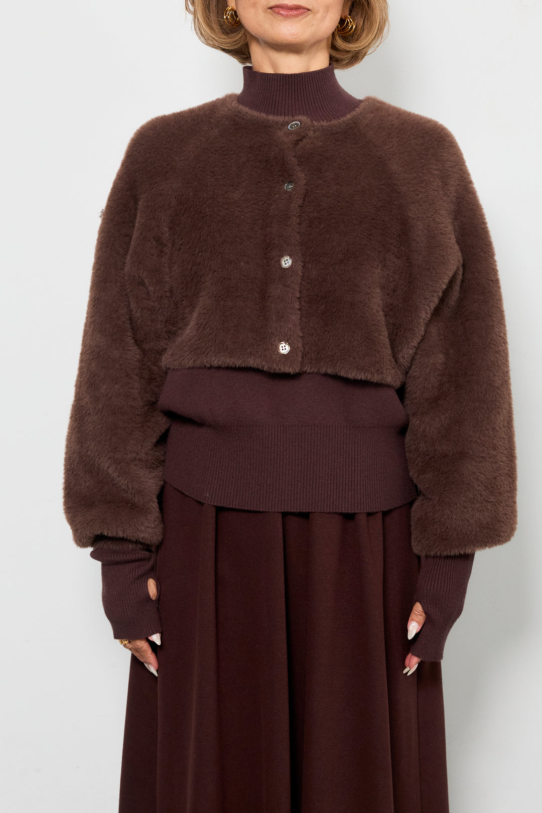 シャギーニットアンサンブル