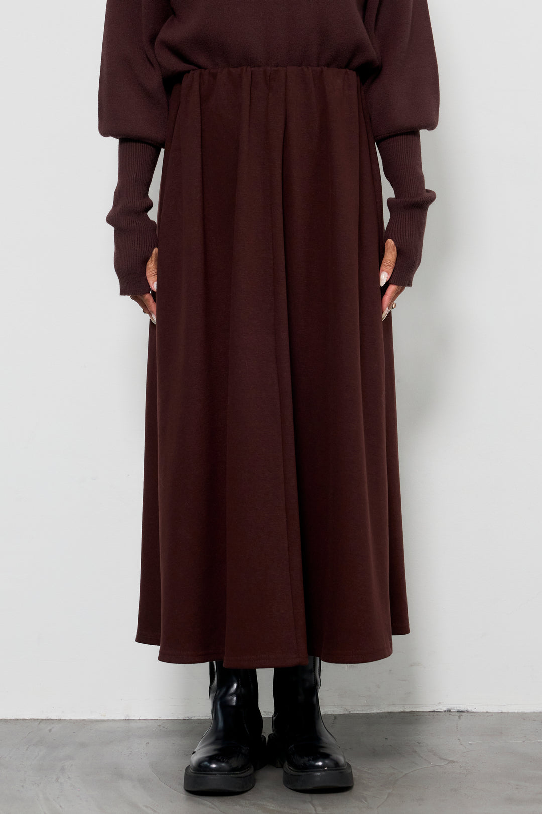 ウエストギャザースカート