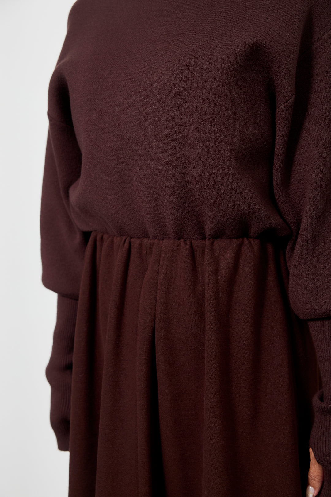 [SET]シャギーニットアンサンブル+ウエストギャザースカート(2set)