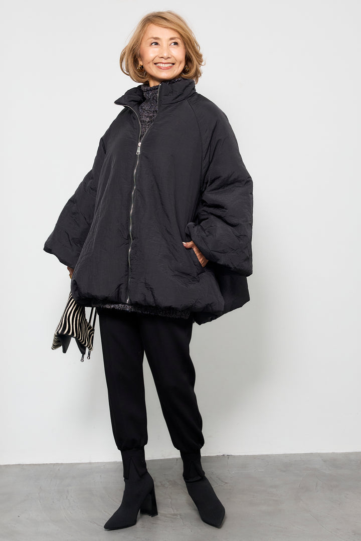 [SET]中綿バルーンコート+ライトダンボールジョガーパンツ(2set)