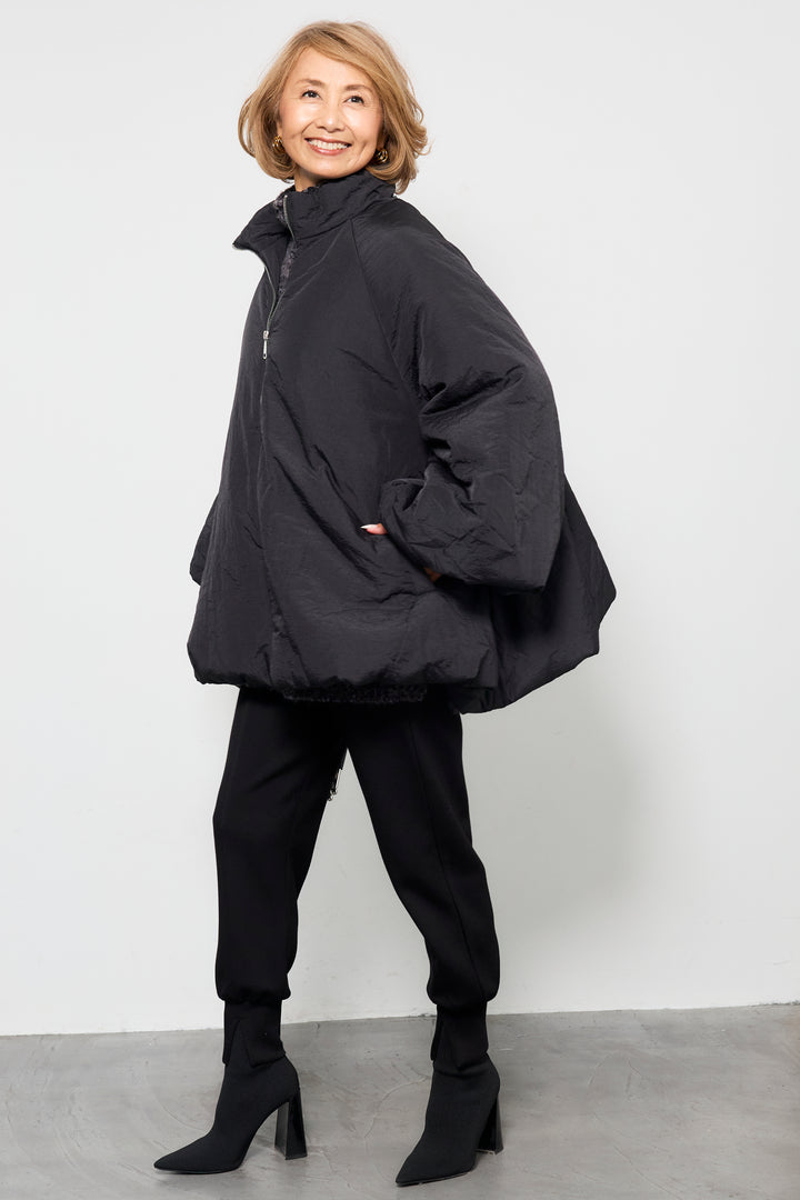 [SET]中綿バルーンコート+ライトダンボールジョガーパンツ(2set)