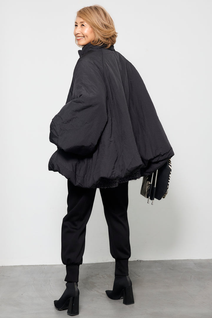 [SET]中綿バルーンコート+ライトダンボールジョガーパンツ(2set)