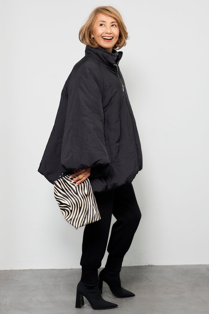 [SET]中綿バルーンコート+ライトダンボールジョガーパンツ(2set)