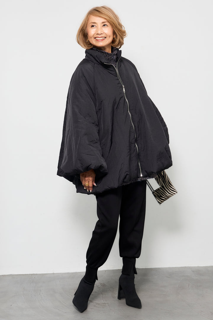 [SET]中綿バルーンコート+ライトダンボールジョガーパンツ(2set)