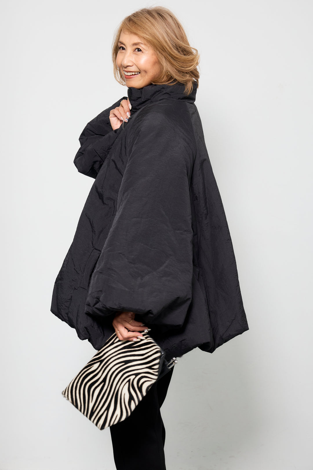 [SET]中綿バルーンコート+ライトダンボールジョガーパンツ(2set)