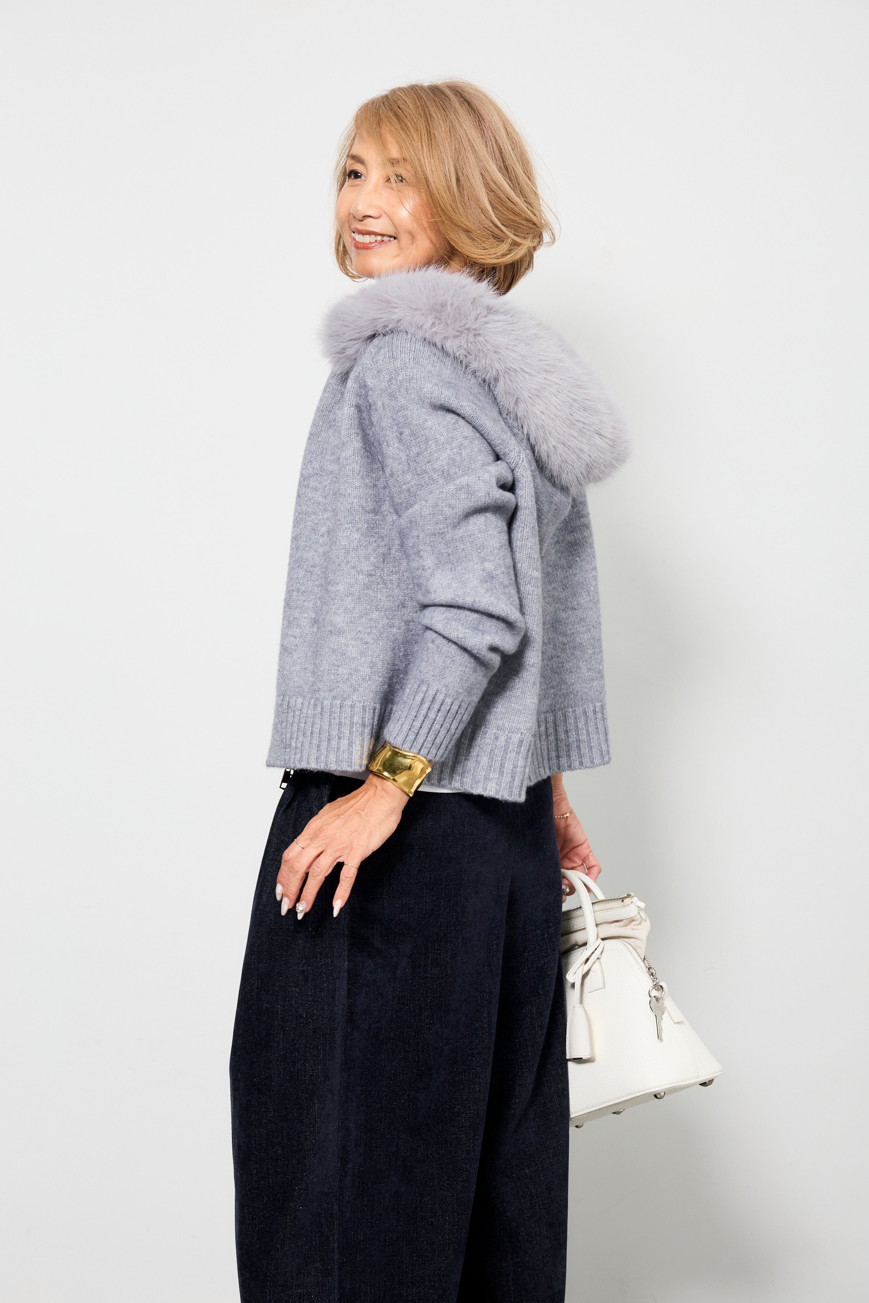 デニムライク起毛ワイドパンツ – plusotoha