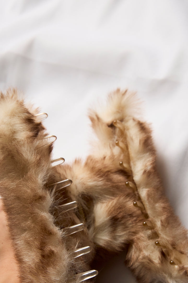 [SET]【美容液】HARI CHARGE SERUM+もこもこ ボア ミニトートバッグ+フェイクファーヘアクリップ(3set)