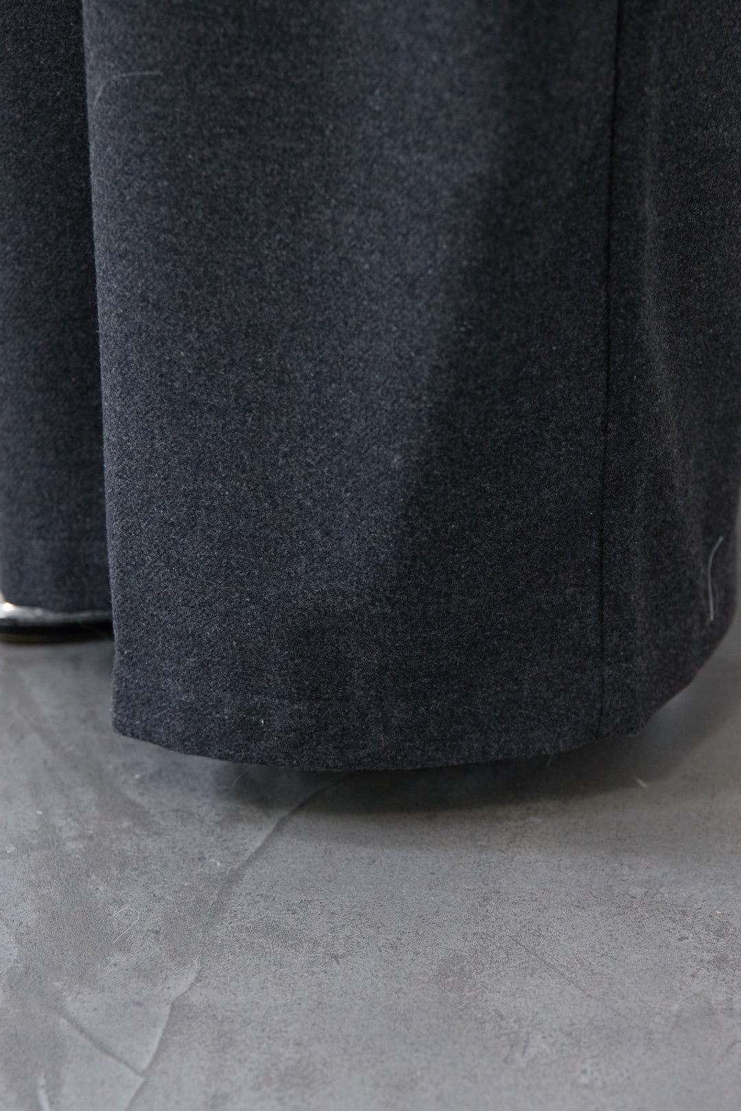 ウール混ワイドサロペットパンツ