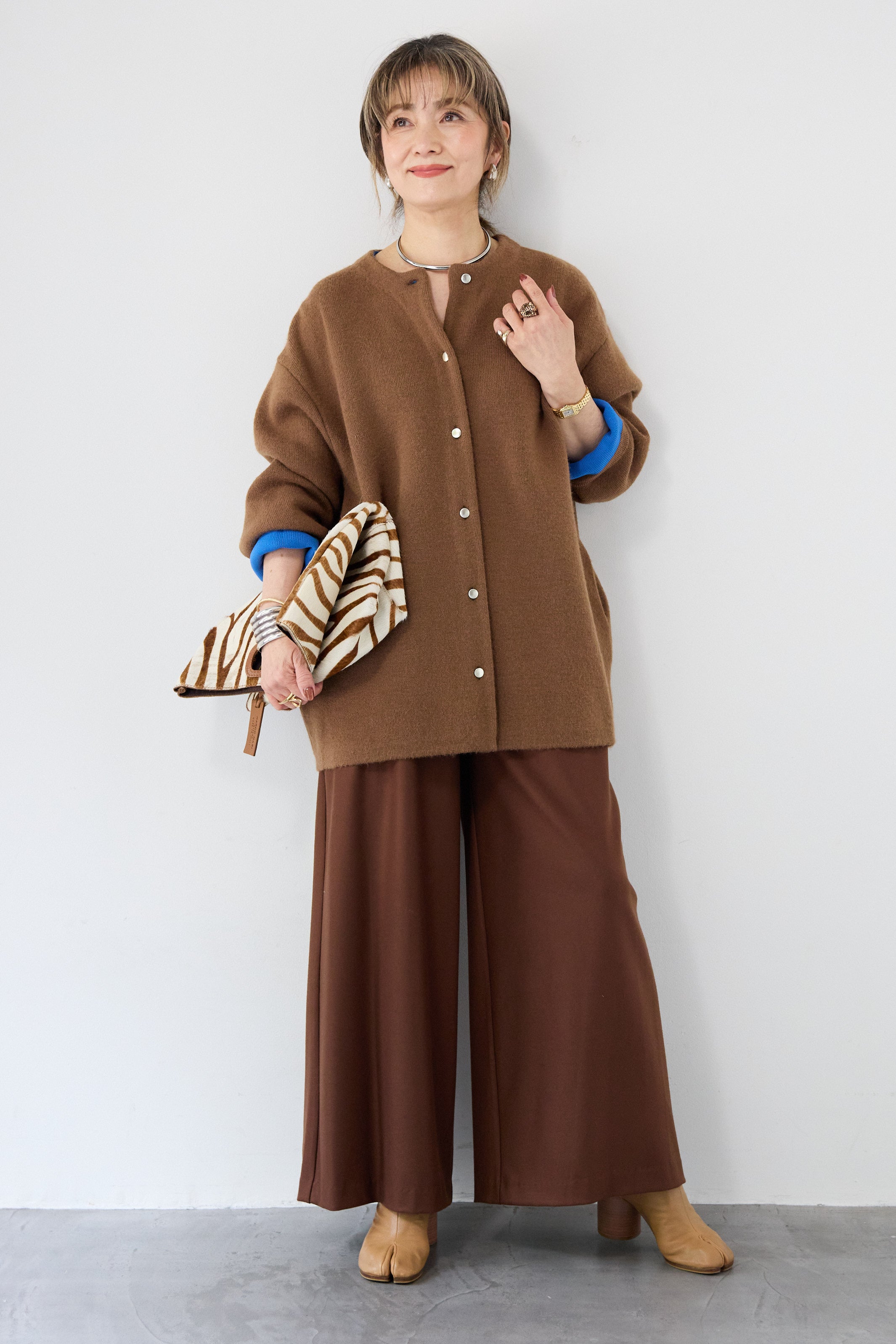 ダブルフェイスニットカーディガン – plusotoha