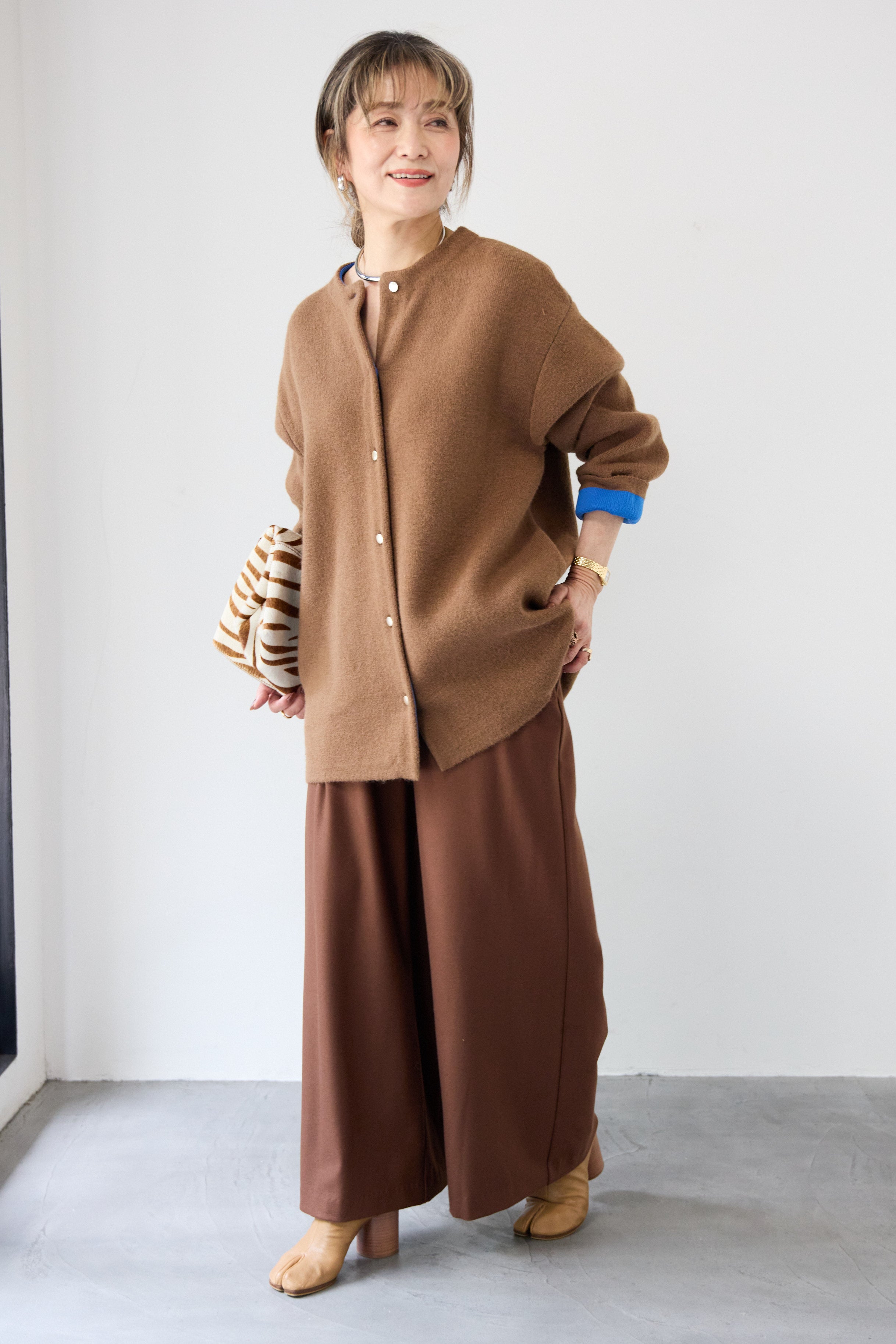 ダブルフェイスニットカーディガン – plusotoha