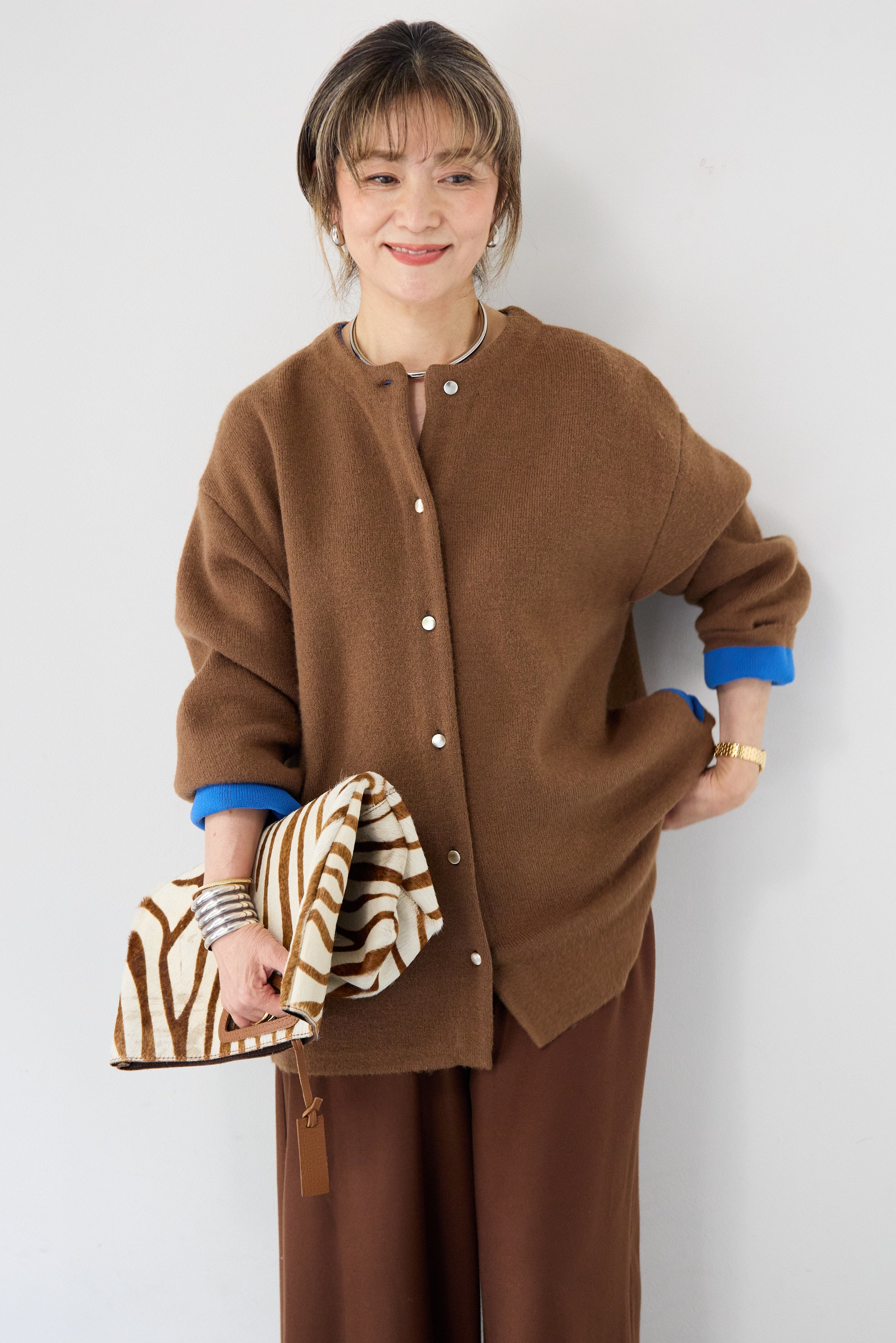 ダブルフェイスニットカーディガン – plusotoha