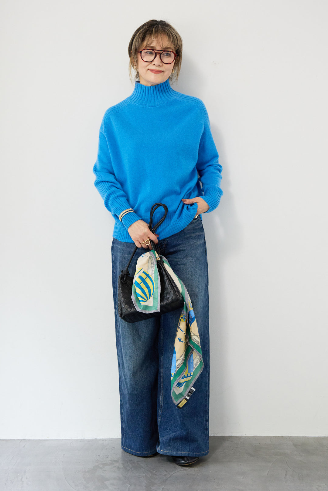 カシミア プルオーバーニット