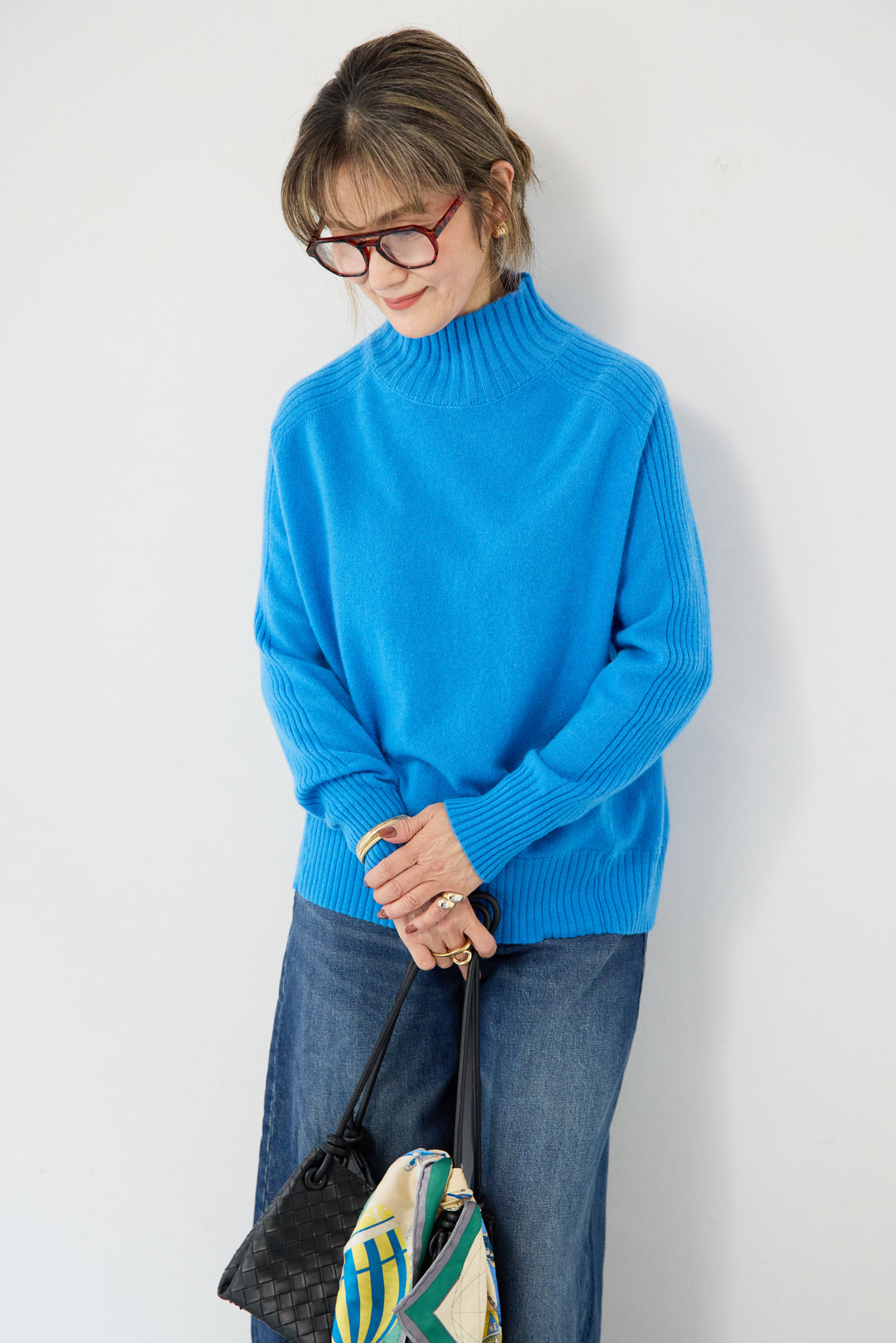 カシミア プルオーバーニット