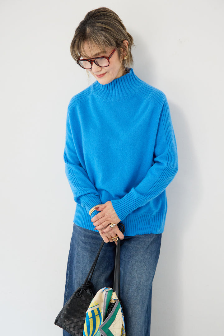 カシミア プルオーバーニット