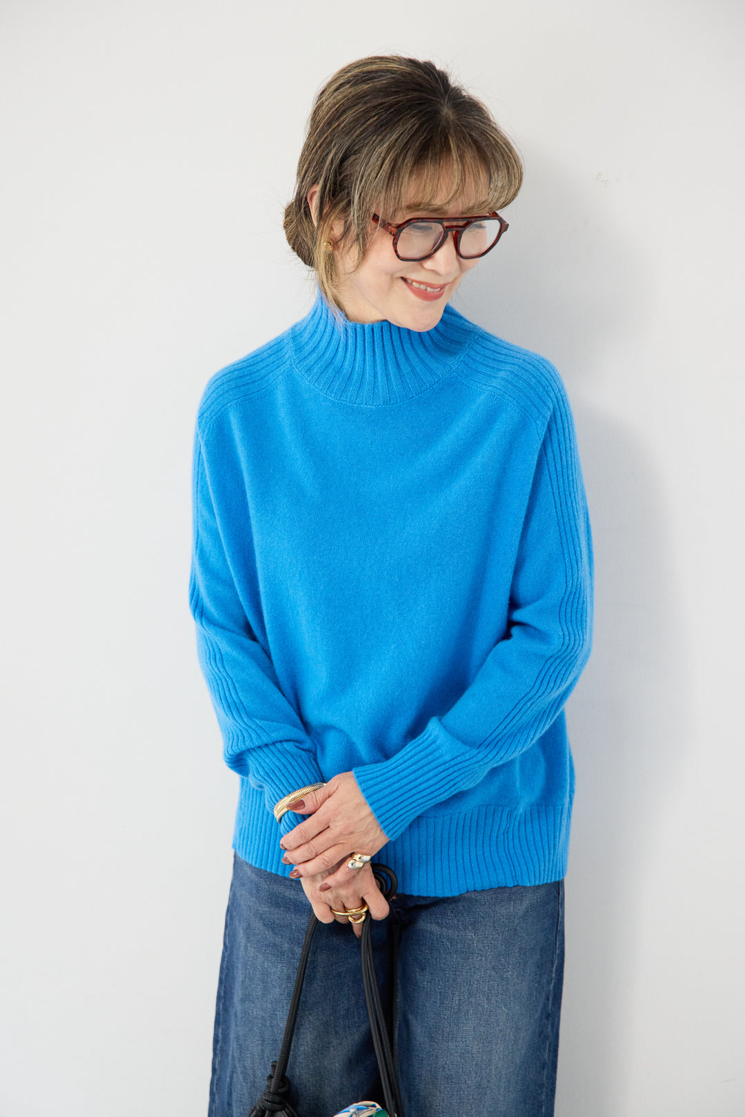 カシミア プルオーバーニット