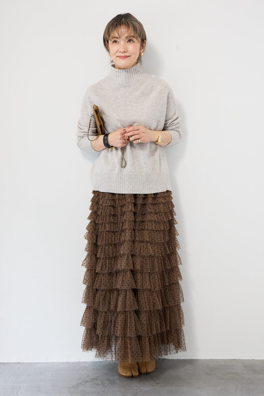 カシミア プルオーバーニット