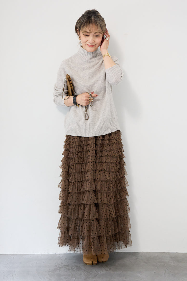 カシミア プルオーバーニット