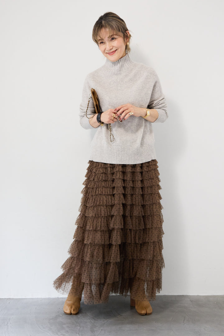 カシミア プルオーバーニット