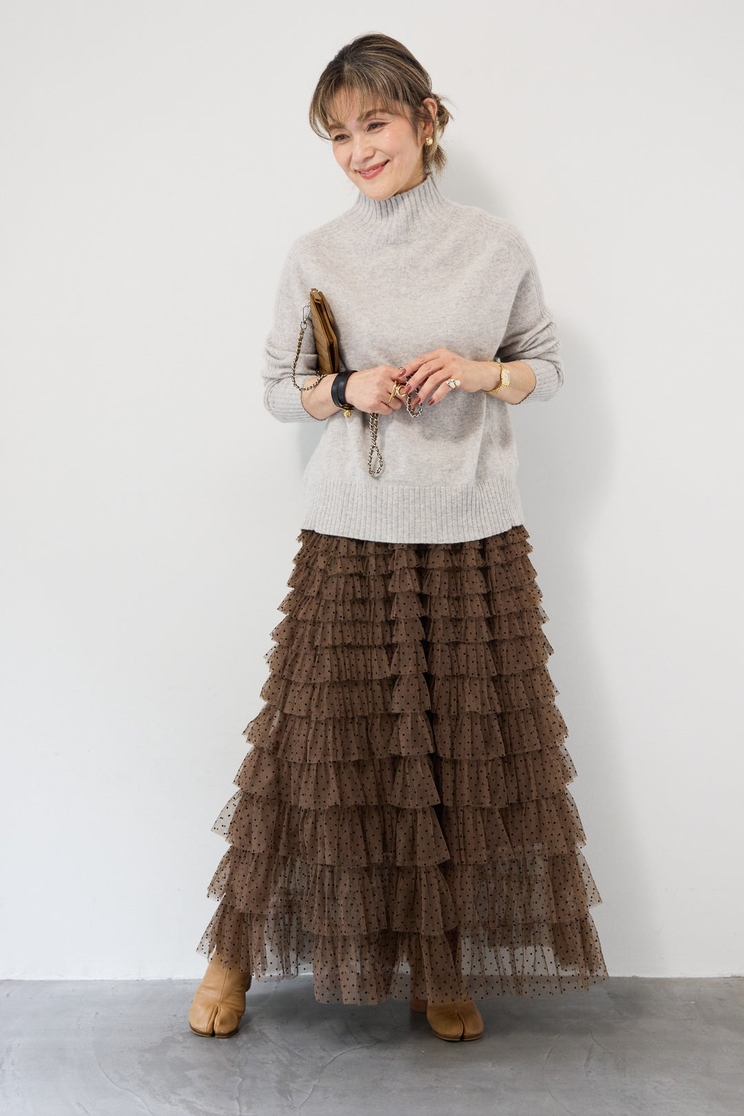 カシミア プルオーバーニット