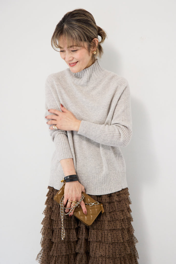 カシミア プルオーバーニット