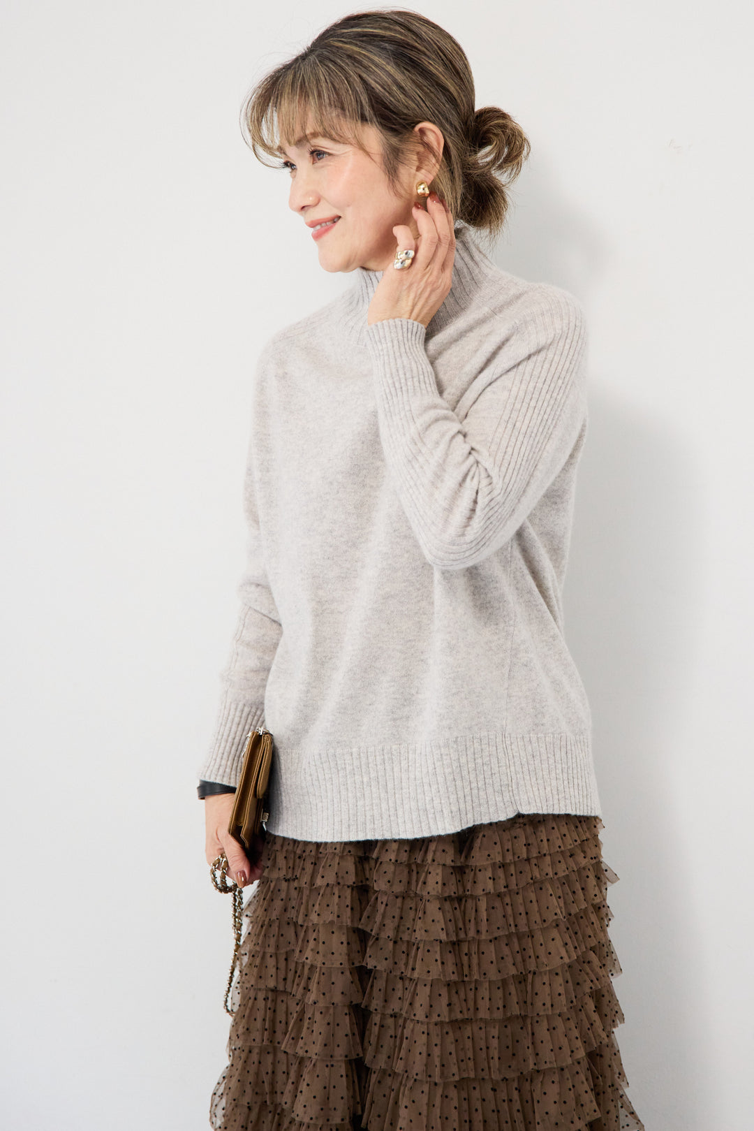 カシミア プルオーバーニット