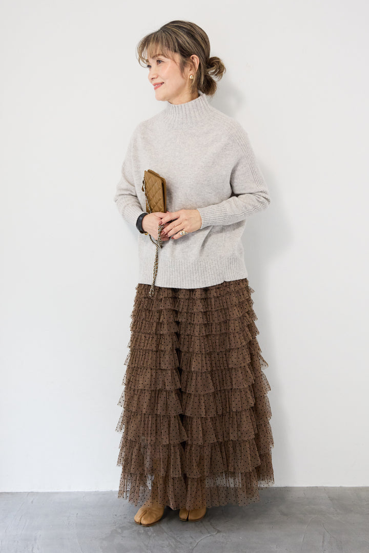 カシミア プルオーバーニット