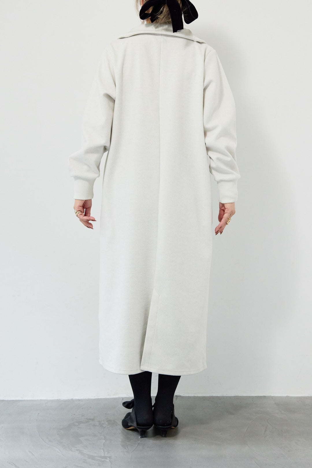 圧縮起毛ステンニットワンピース