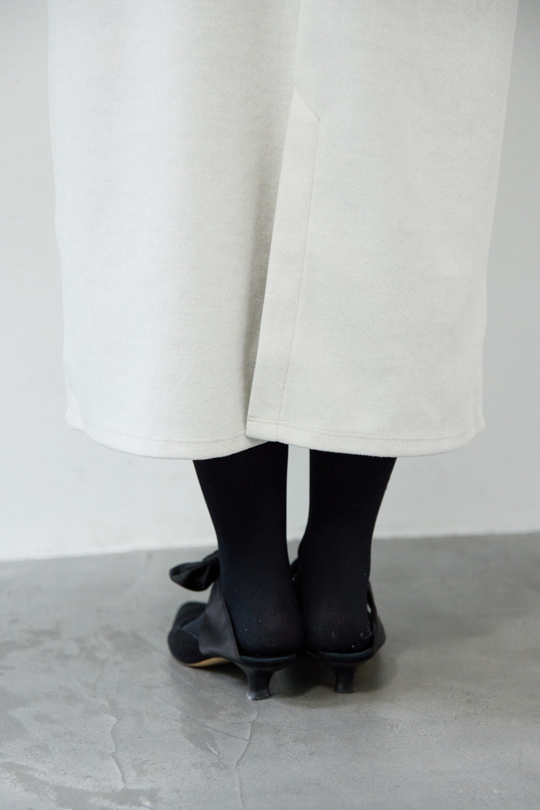 圧縮起毛ステンニットワンピース