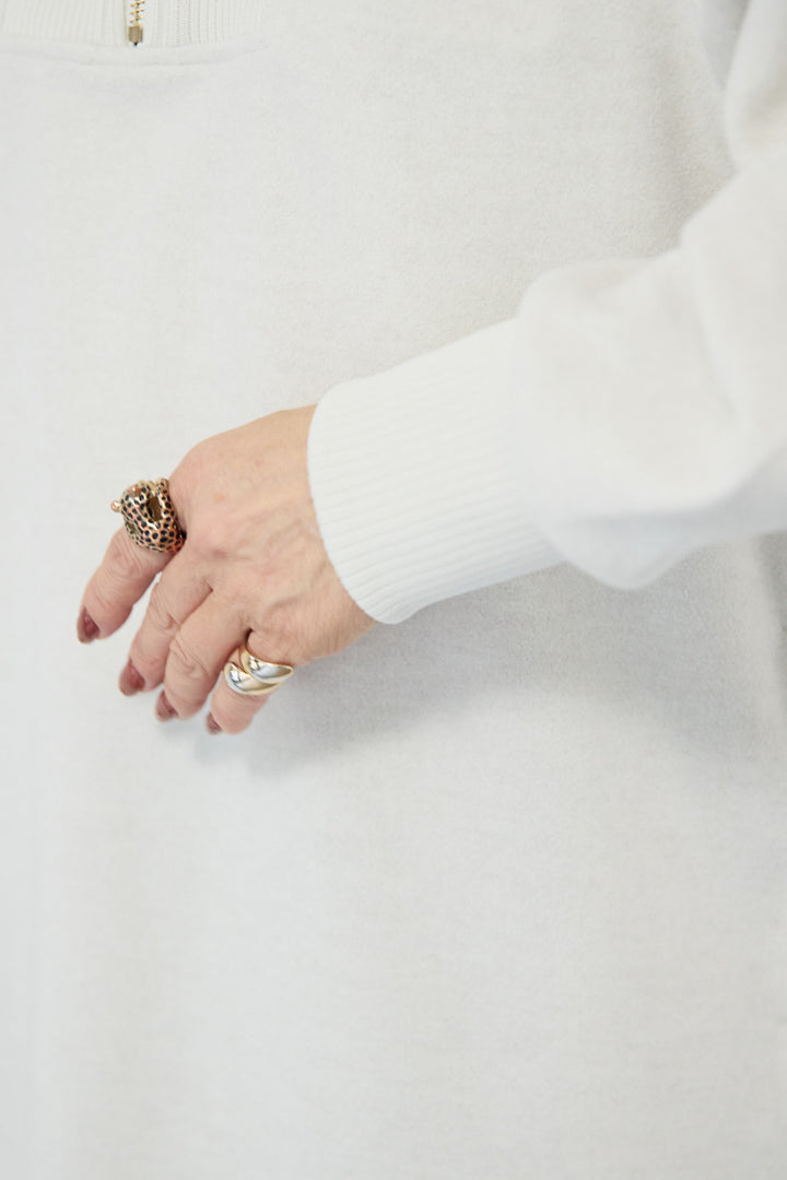 圧縮起毛ステンニットワンピース