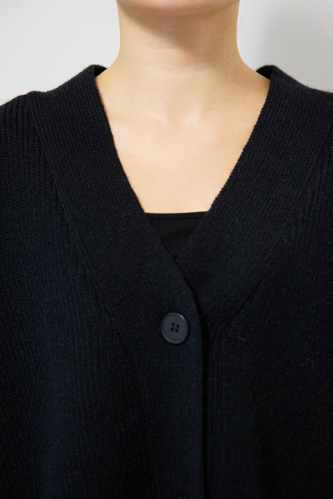 ワイドスリーブニットカーディガン