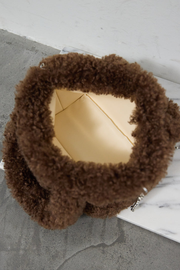 [SET]【美容液】HARI CHARGE SERUM+もこもこ ボア ミニトートバッグ+フェイクファーヘアクリップ(3set)